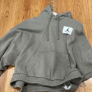 jordan essentials cropped hoodie